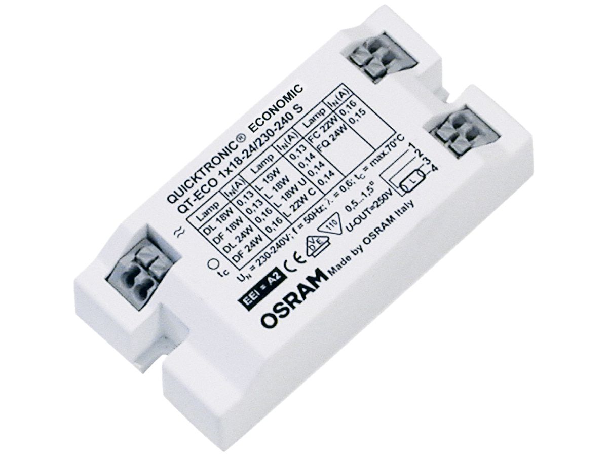 Elektronisches Vorschaltgerät Osram Quicktronic ECO 1×18…24W, 240V