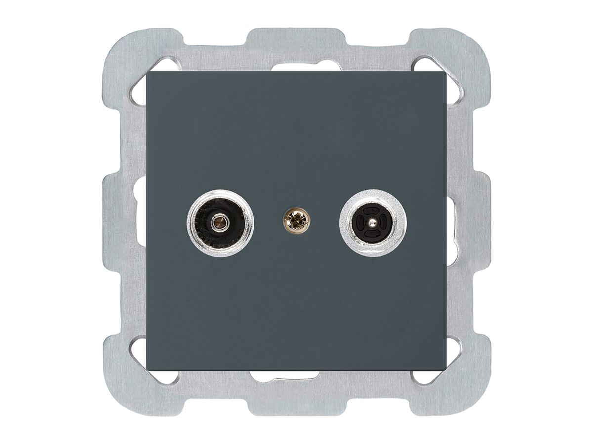 UP-Antennendose kallysto R/TV Bauart B 14dB 2GHz anthrazit