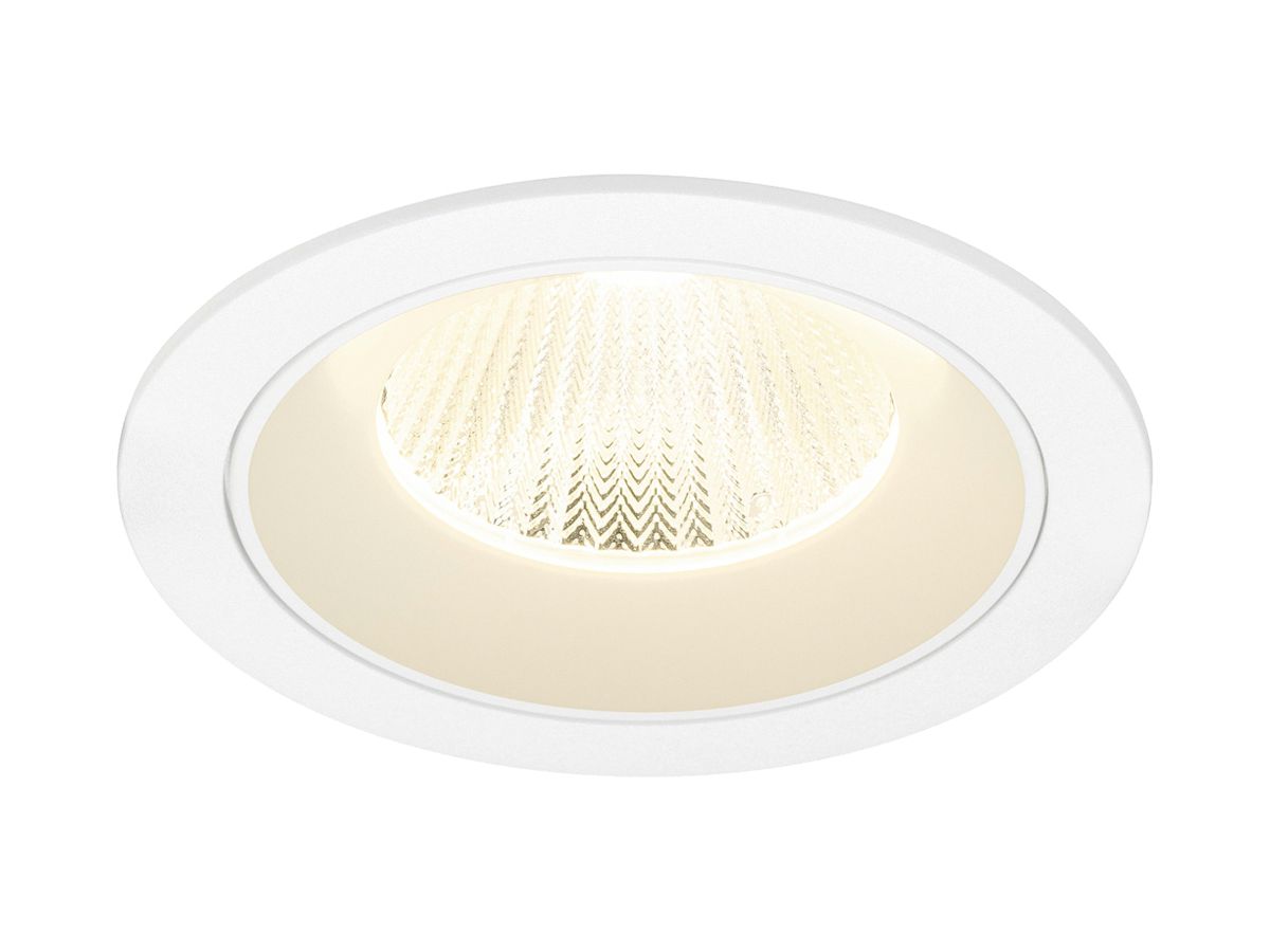 EB-LED-Deckenleuchte SLV NUMINOS L 17W 2700lm 4000K MB DALI DIM Ø130×85mm ws