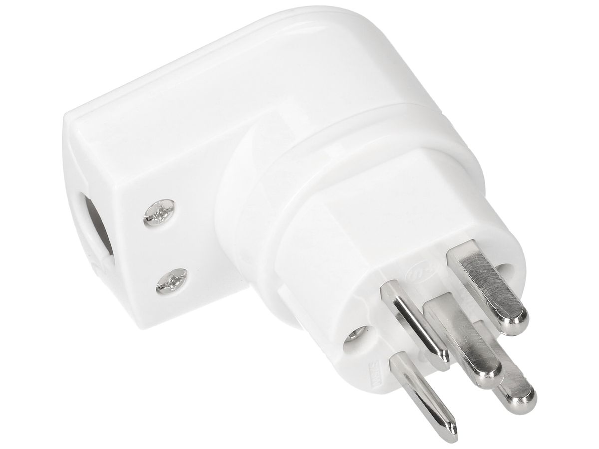 Stecker MH TH T25 3L+N+PE 16A 400/250V vertikal für Kabel Ø8…12.5mm ws