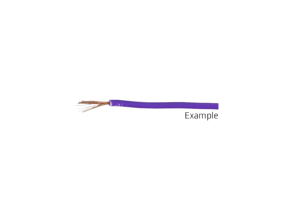 Litze 1mm² halogenfrei violett Eca