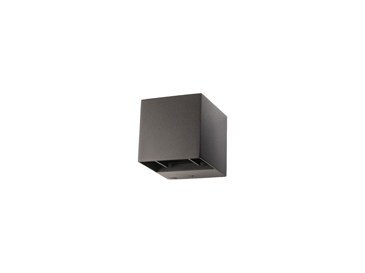 LED-Wandleuchte SG Artes Mini 8W 380lm 830 IP44 DIM direkt/indirekt anthrazit