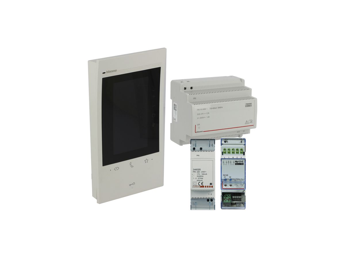 Starterpaket Legrand MyHOME Zigbee 8-Kan 27V DC IP20 16TE weiss