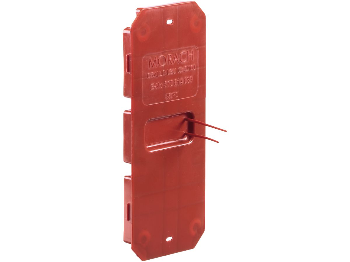 Schutzdeckel MT CRALLO-LEU 70×130×10mm rot