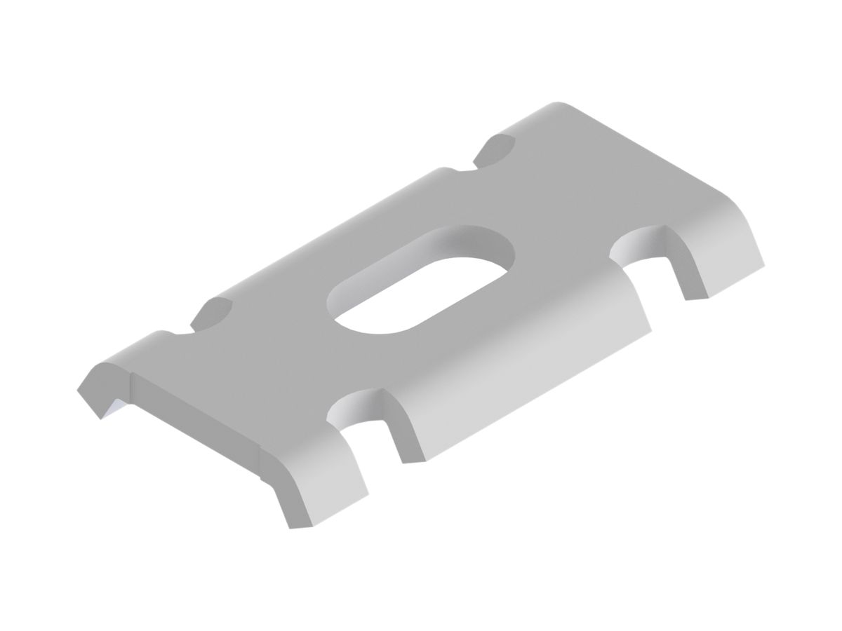 Klemmstück 40×21 mm Lanz ohne Schraube verzinkt