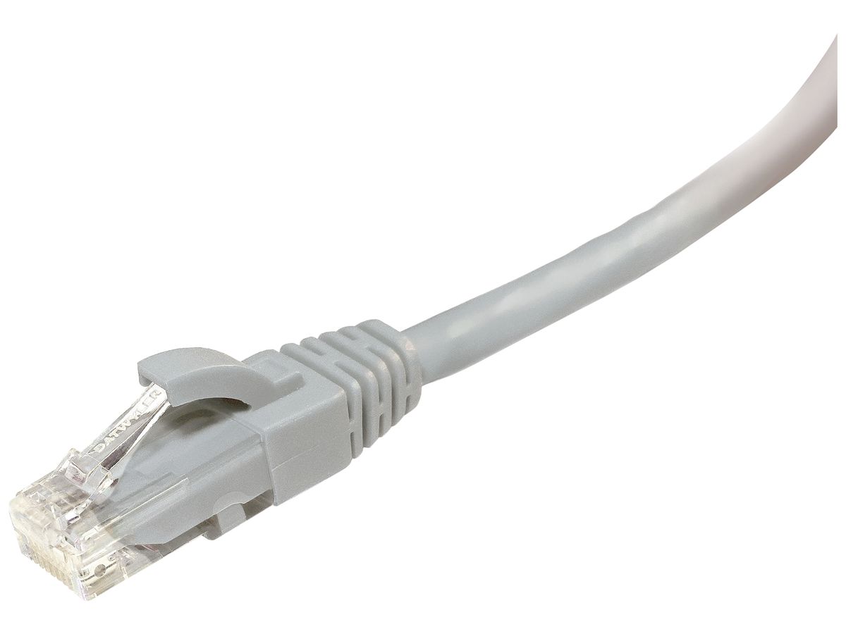 Patchkabel RJ45 Dätwyler 602 4P Kat.6 U/UTP AWG24 FR/LSZH grau 2m