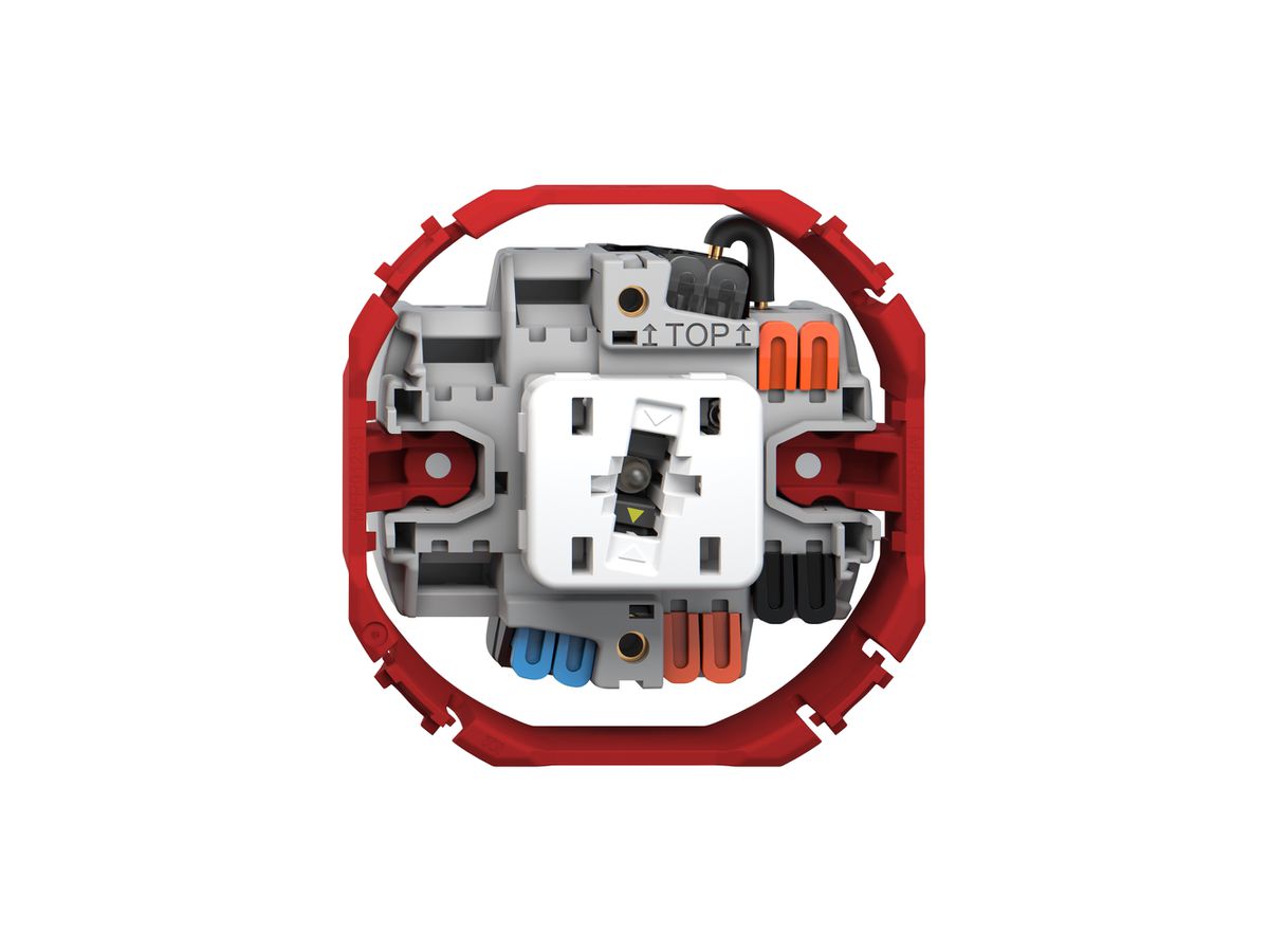 Leuchtdruckschalter Feller SNAPFIX® 3/1L Frontlinse KS gelb