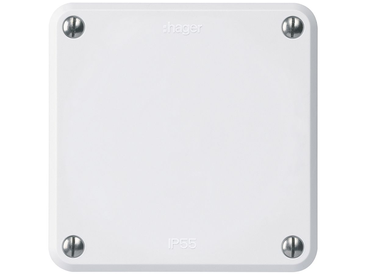 UP-Blindabdeckung robusto IP55 weiss