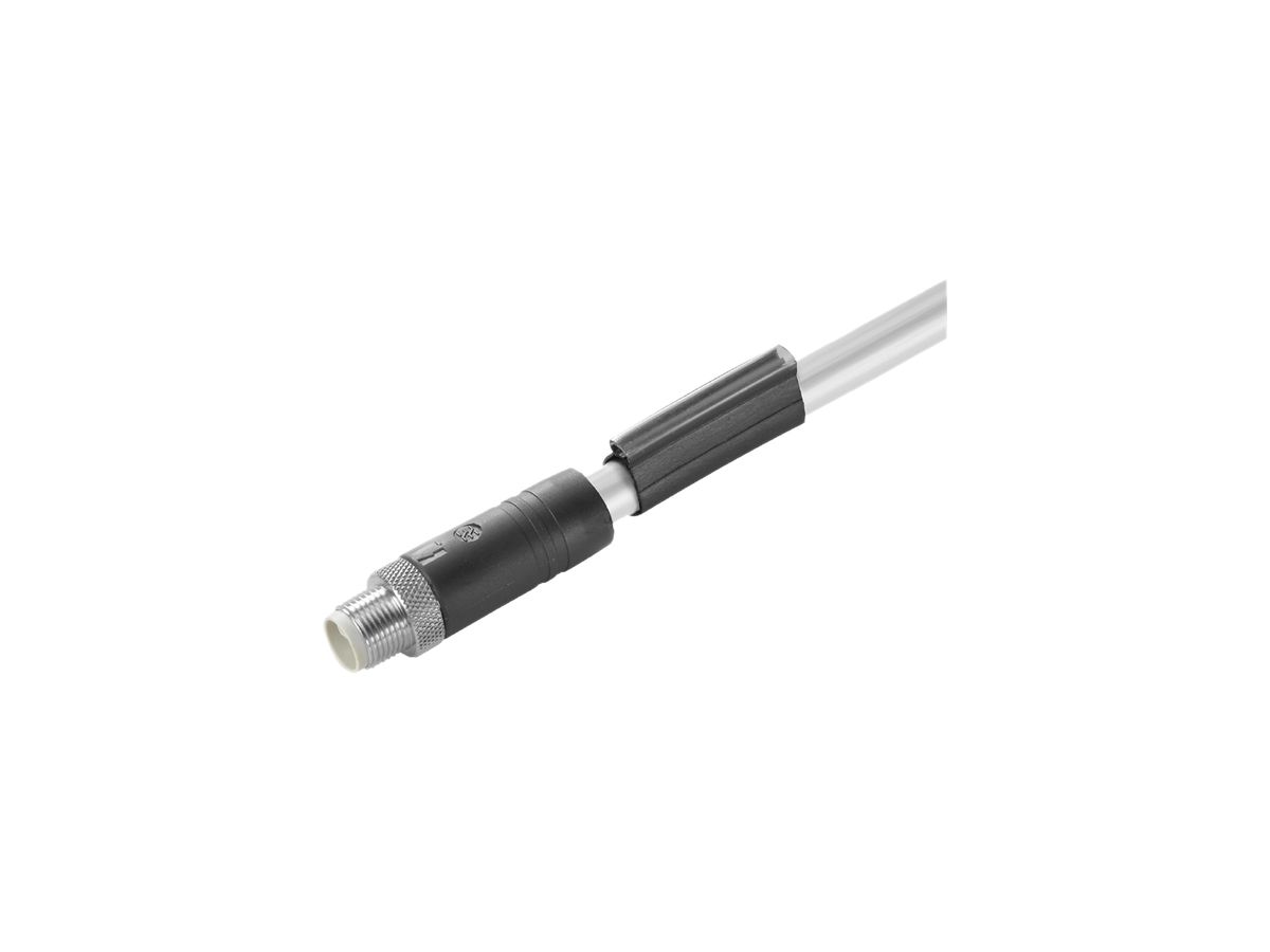 Kabel Weidmüller SAIL offen/M12 5L 1.5m Stift gerade PUR schwarz, L