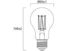 LED-Lampe Sylvania ToLEDo Vintage E27 7.5W 550lm 2000K Typ A gold