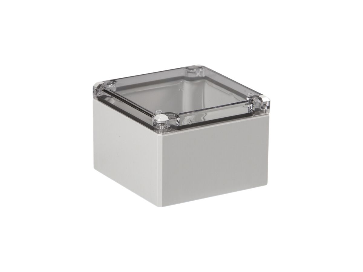 Apparategehäuse RW CUBO D120×122×86 DPCP transparent, T DSHI 1B