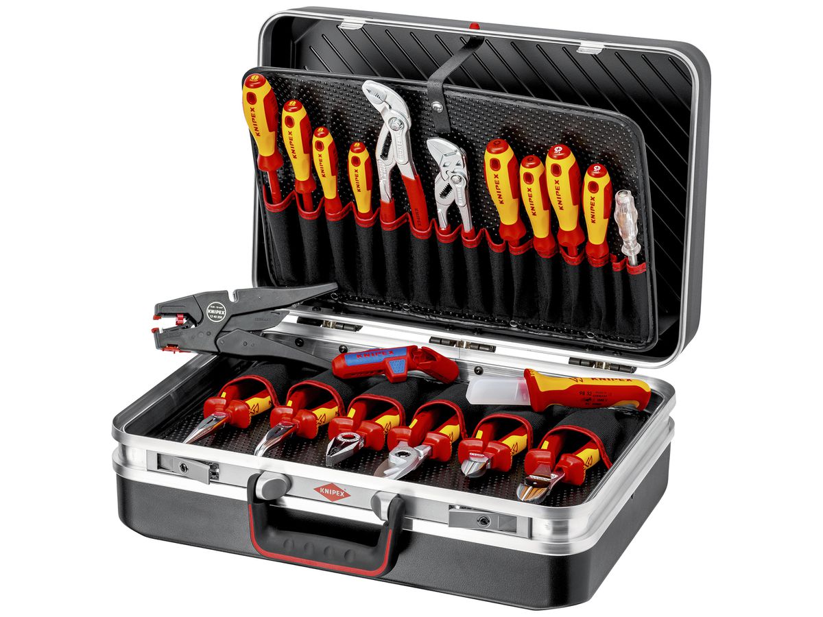 Werkzeugkoffer KNIPEX "Vision24" Elektro, 20-teilig