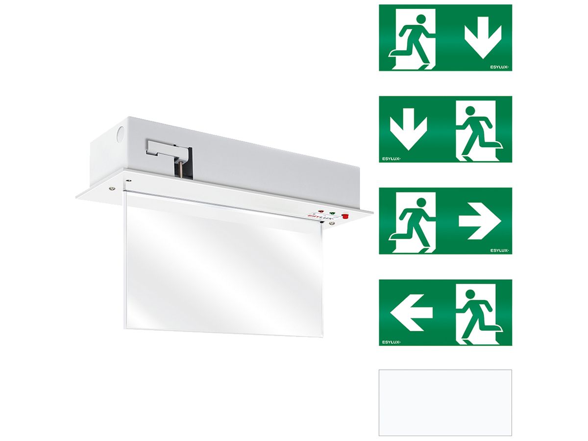 Notleuchte ESYLUX SLD EL LED IR 230V 3W IP40 3h weiss Deckeneinbau