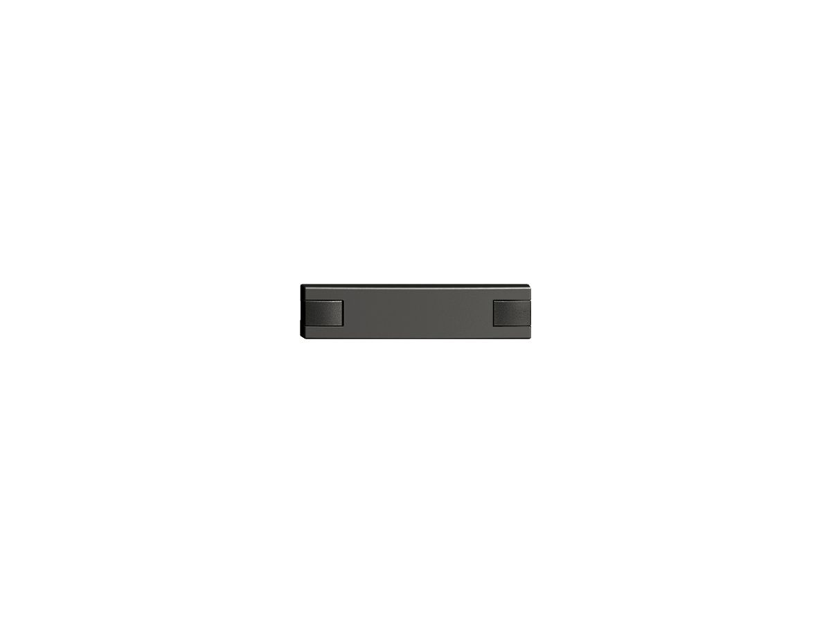 Taste 1/4 KNX/UNI-Taster ohne LED EDIZIOdue 2×Einfachbedienung schwarz