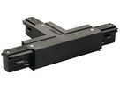 T-Verbinder SLV für Stromschiene EUTRAC, Erde links schwarz