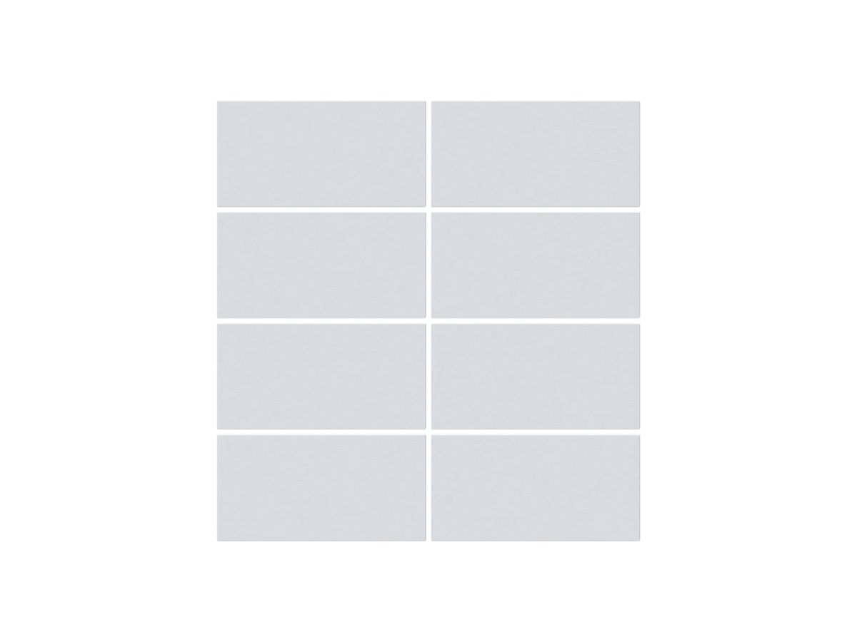 Frontset KAL 8×Tasten 8×Betätigungspunkte weiss