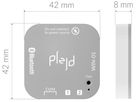 EB-RF-Binäreingang Plejd WIN-01 2-Kanal 1×CR2450 BT, Mesh/2.4GHz