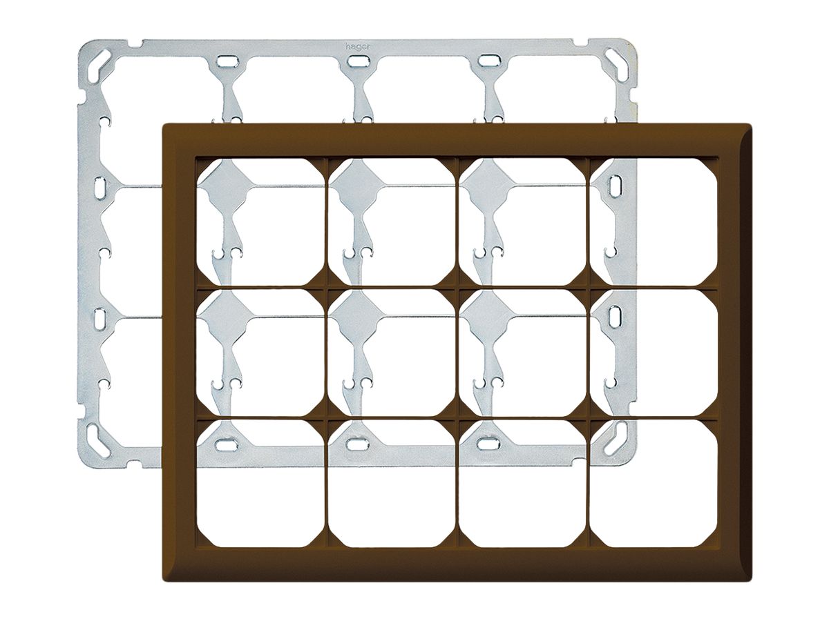 UP-Kopfzeile kallysto.line 3×4 braun horizontal