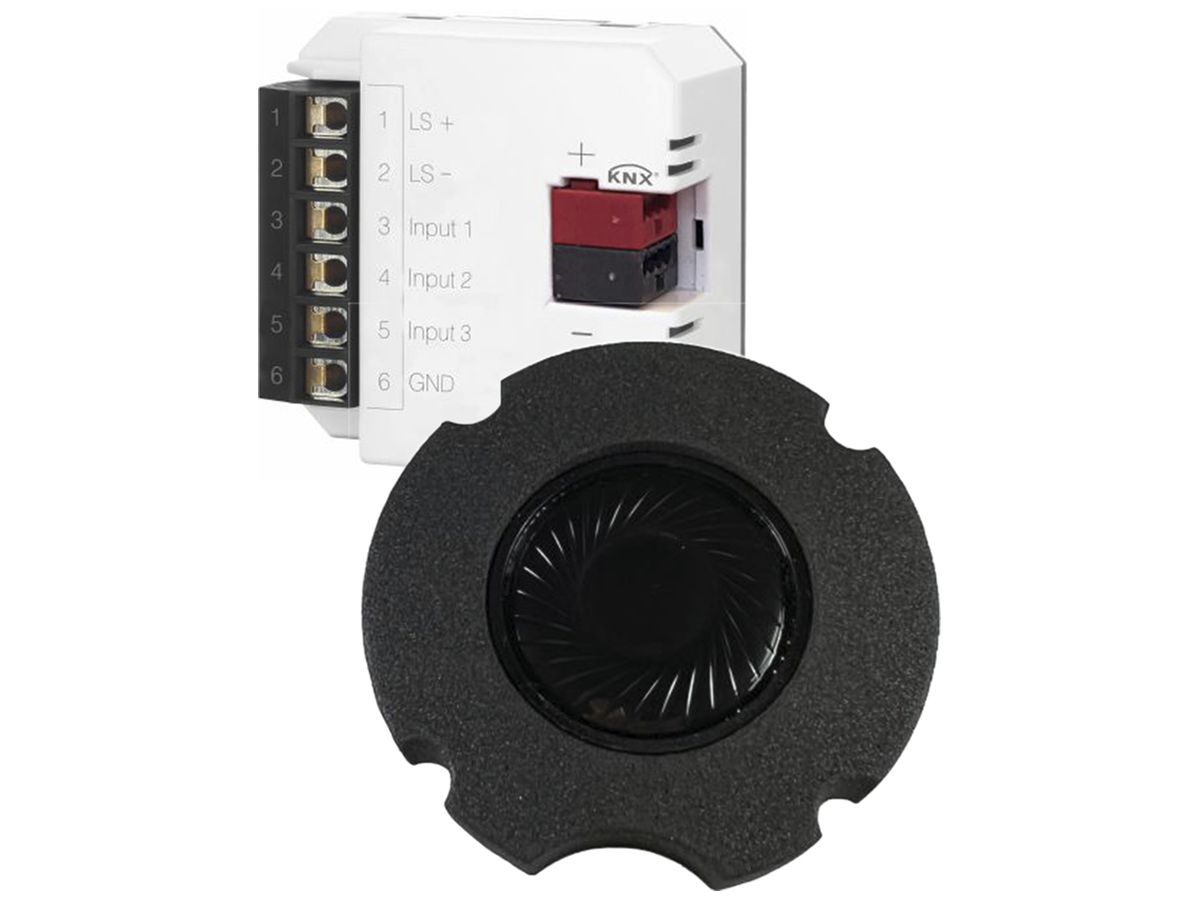 EB-KNX-Schnittstelle AS 36.13 für Audio 3 Binäreingänge mit Lautsprecher