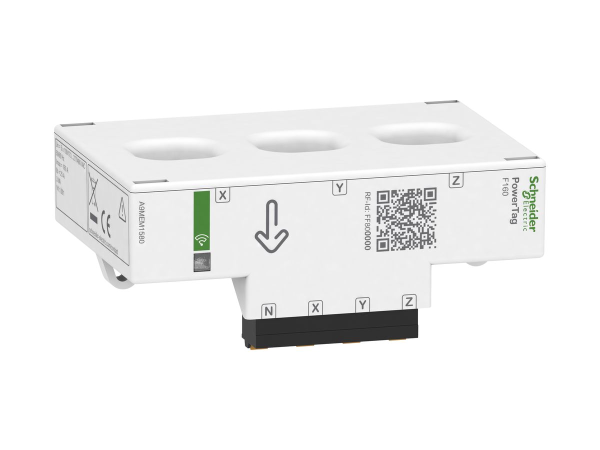 Energiesensor Schneider Electric PowerTag F drahtlos 3P/3P+N oben/unten max.160A