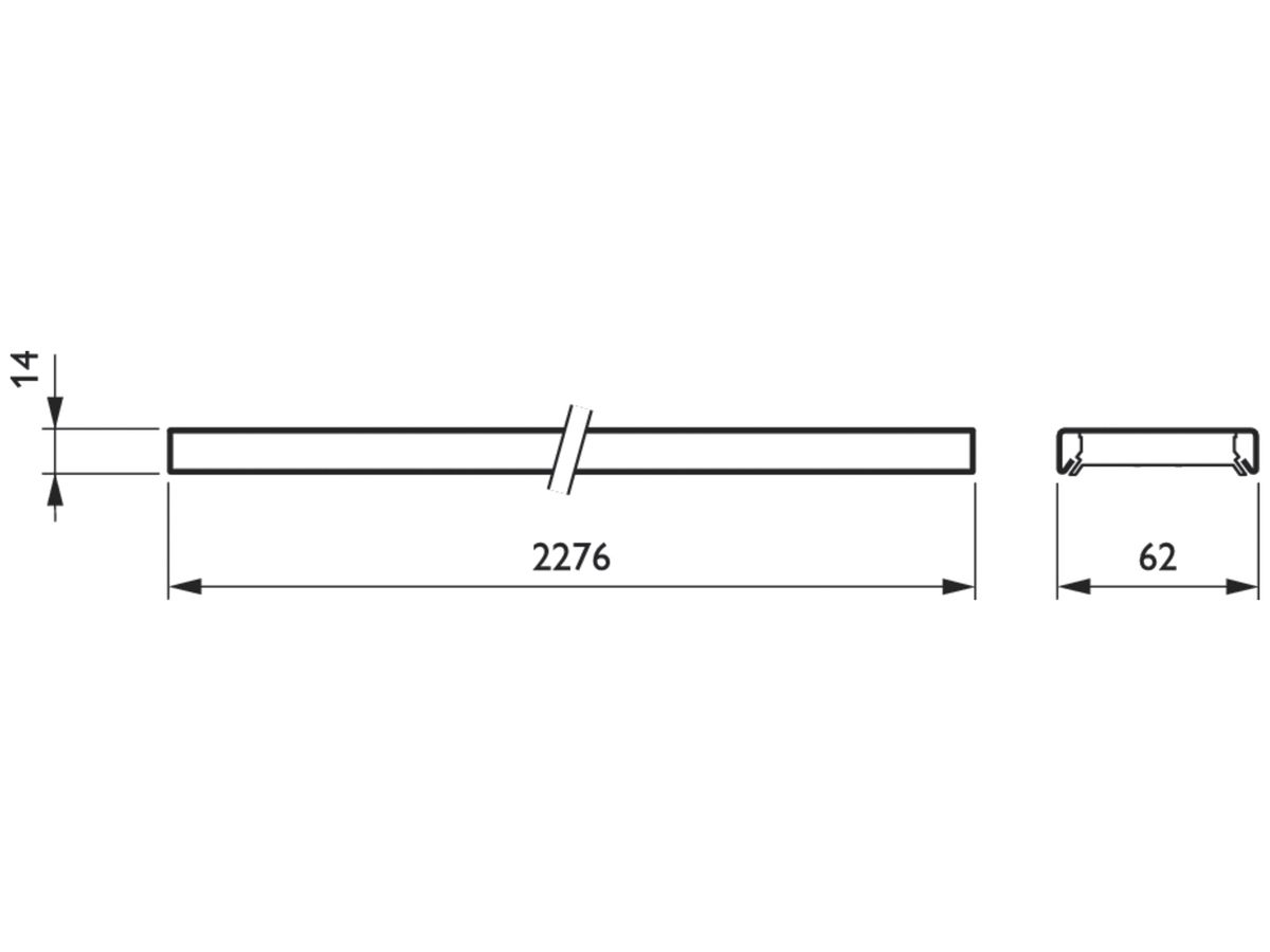 LED-Leuchteinsatz Philips Maxos fusion Panel WB 34.5W 6200lm 4000K 2276mm