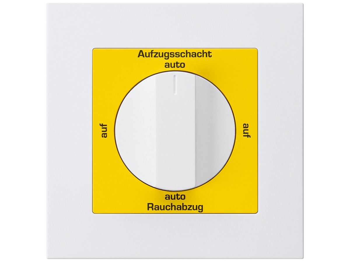 UP-Drehschalter kallysto.pro für Rauchabzug Text deutsch weiss