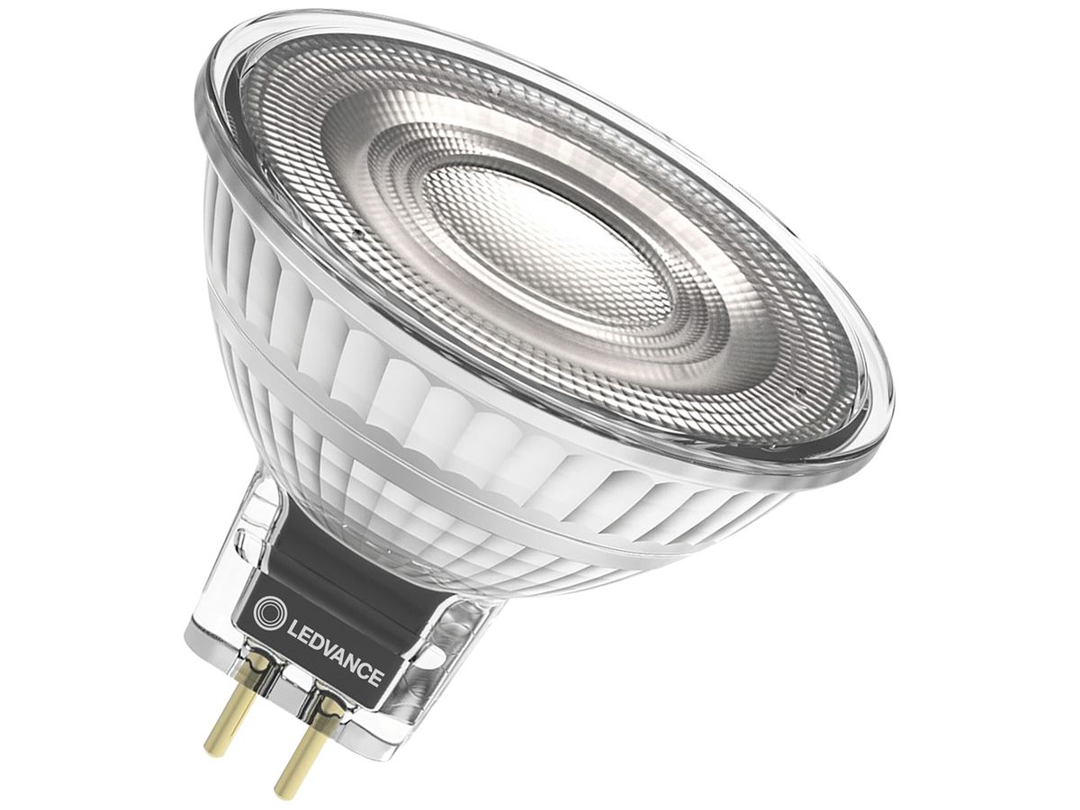 LED-Lampe LEDVANCE GU5.3 12V 6.8W 621lm 3000K DIM Ø50×44mm MR16 klar 36°