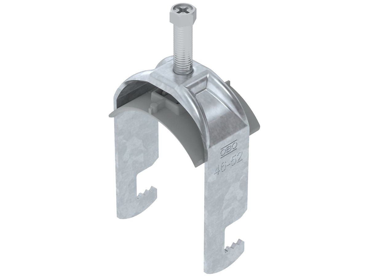 Schnellverleger BET 2056 F-Fuss Kunststoff 46…52mm 1×Kabel Stahl tfZn