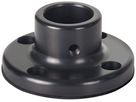 Fuss WERMA, für Rohr Ø25mm, Metall, für Signalsäule, schwarz