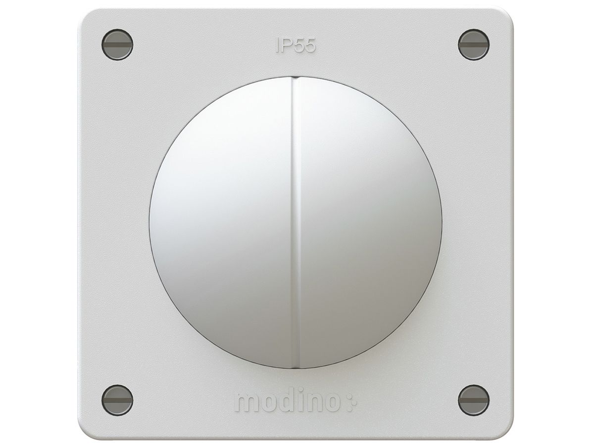 Drucktaster MAX HAURI EXO 2×A/R, IP55, weiss