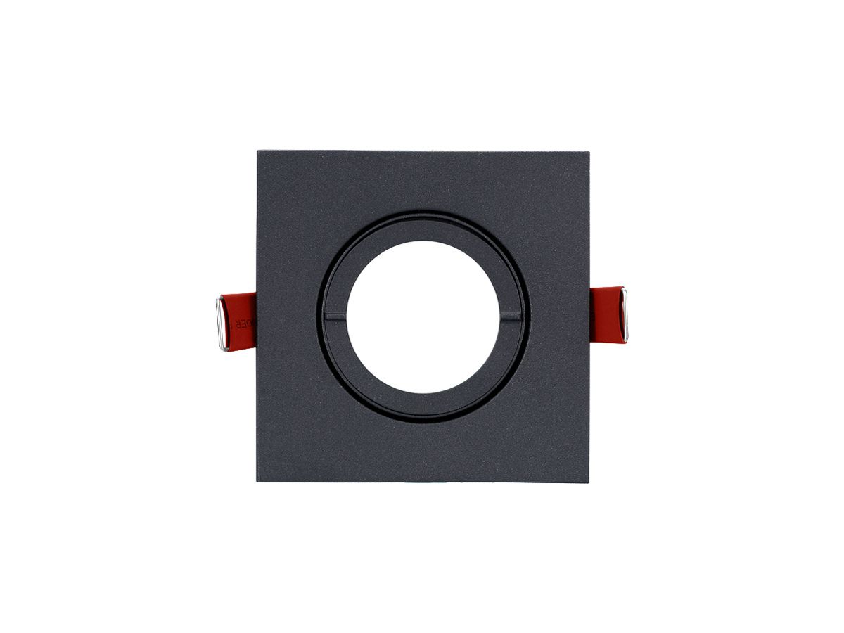 EB-Spot Sylvania Inset Trend 75 1×GU10 IP20/44 95×95mm schwarz Indoor