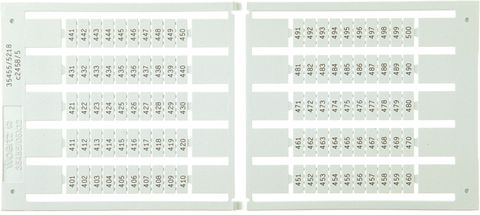 Bezeichnungsschilder, 6×12 mm