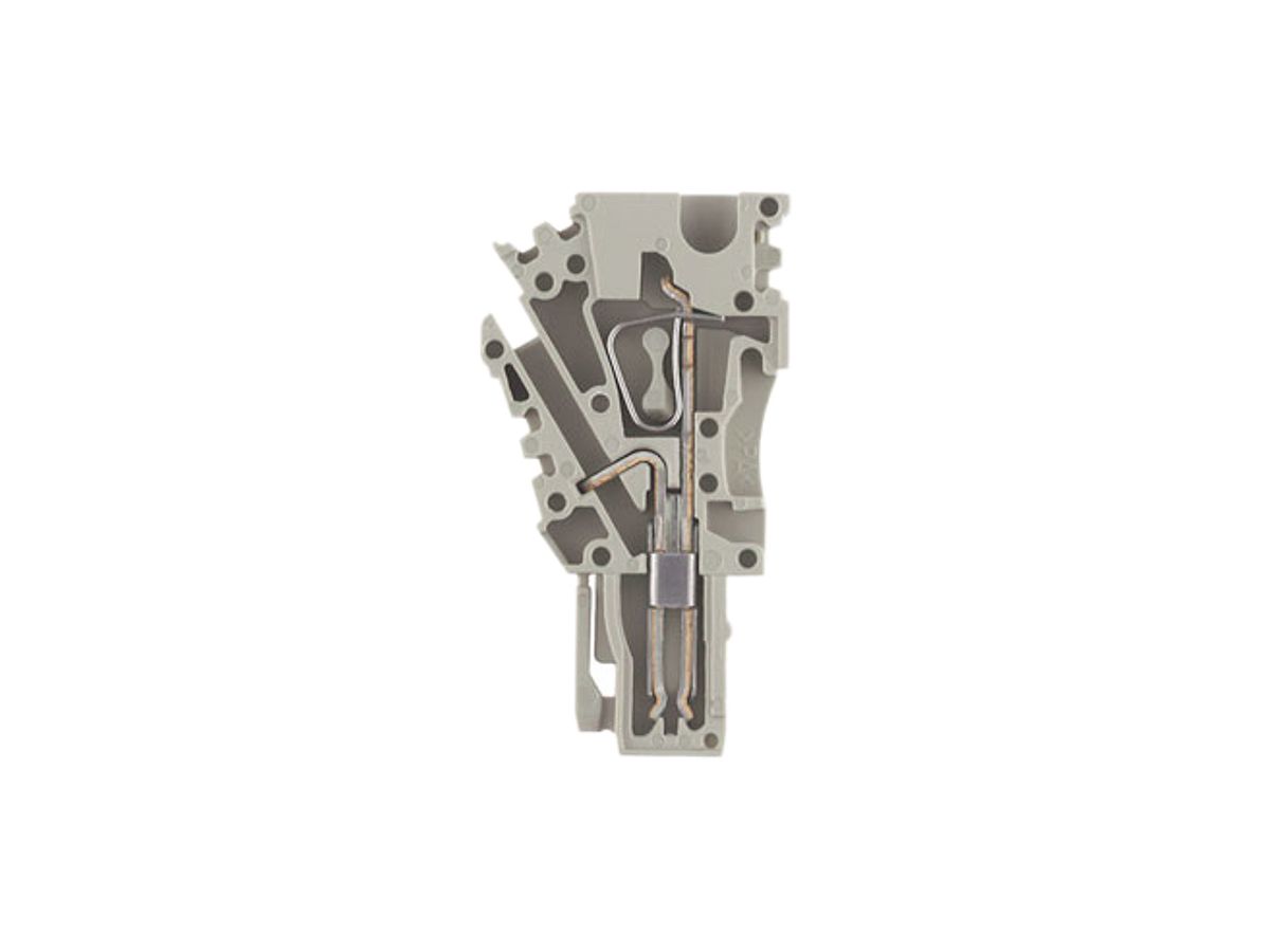 Stecker Weidmüller ZP 2.5/1AN/QV ZA O.RA mit Zapfen Zugfeder 2.5mm² 1L blau