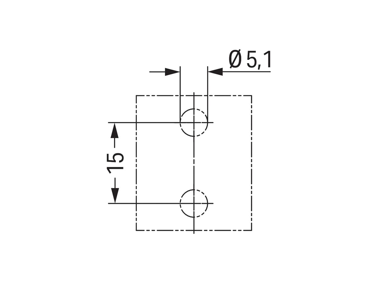 Montageplatte WAGO weiss