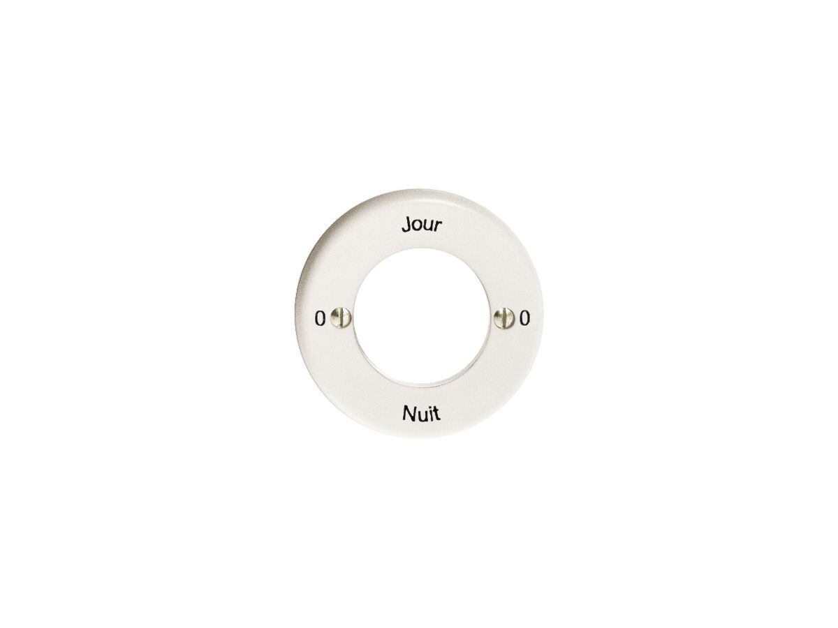 Frontset 0-Jour-0-Nuit weiss für Schlüsselschalter FH