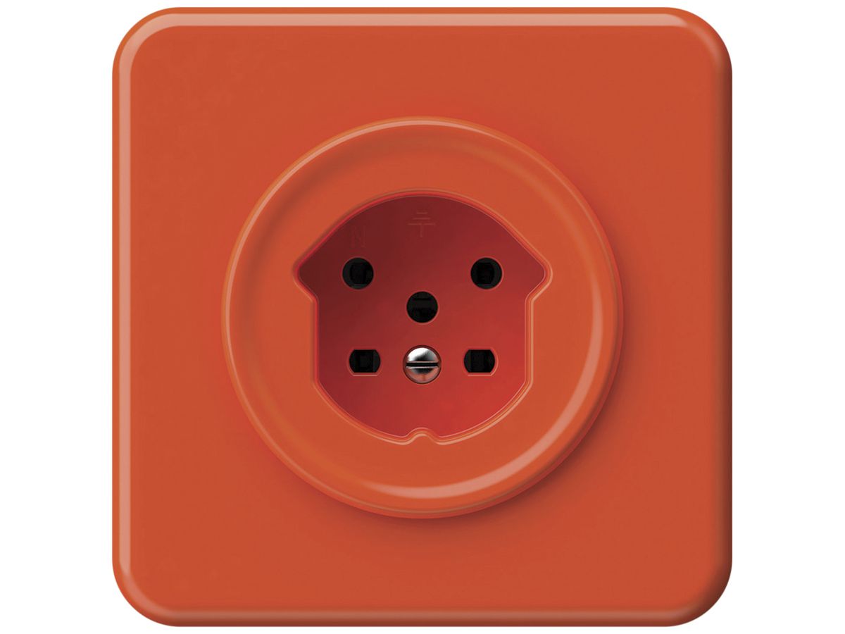 UP-Steckdose origin 1×Typ 15 10A 230V 92×92mm orange