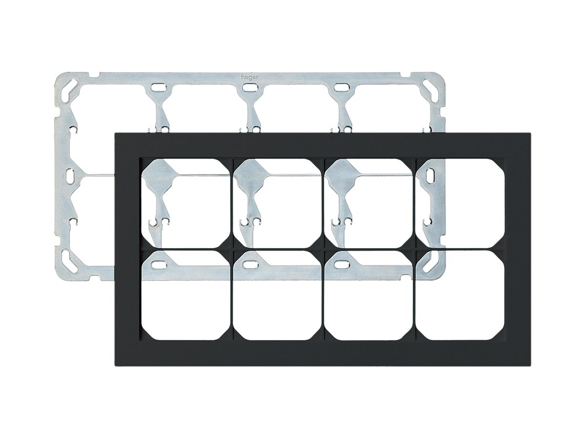 UP-Kopfzeile kallysto.pro 2×4 schwarz horizontal