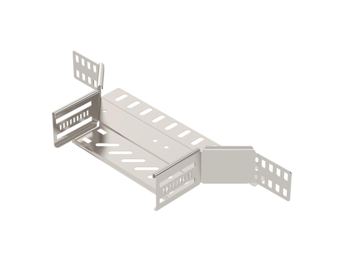 T-Abgang BET RAA 60×200mm Edelstahl A4 blank