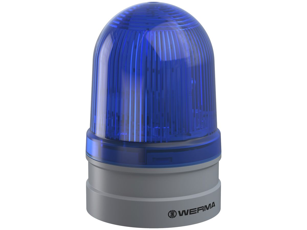 Blitzleuchte WERMA Midi Rotating, 115...230VAC, blau