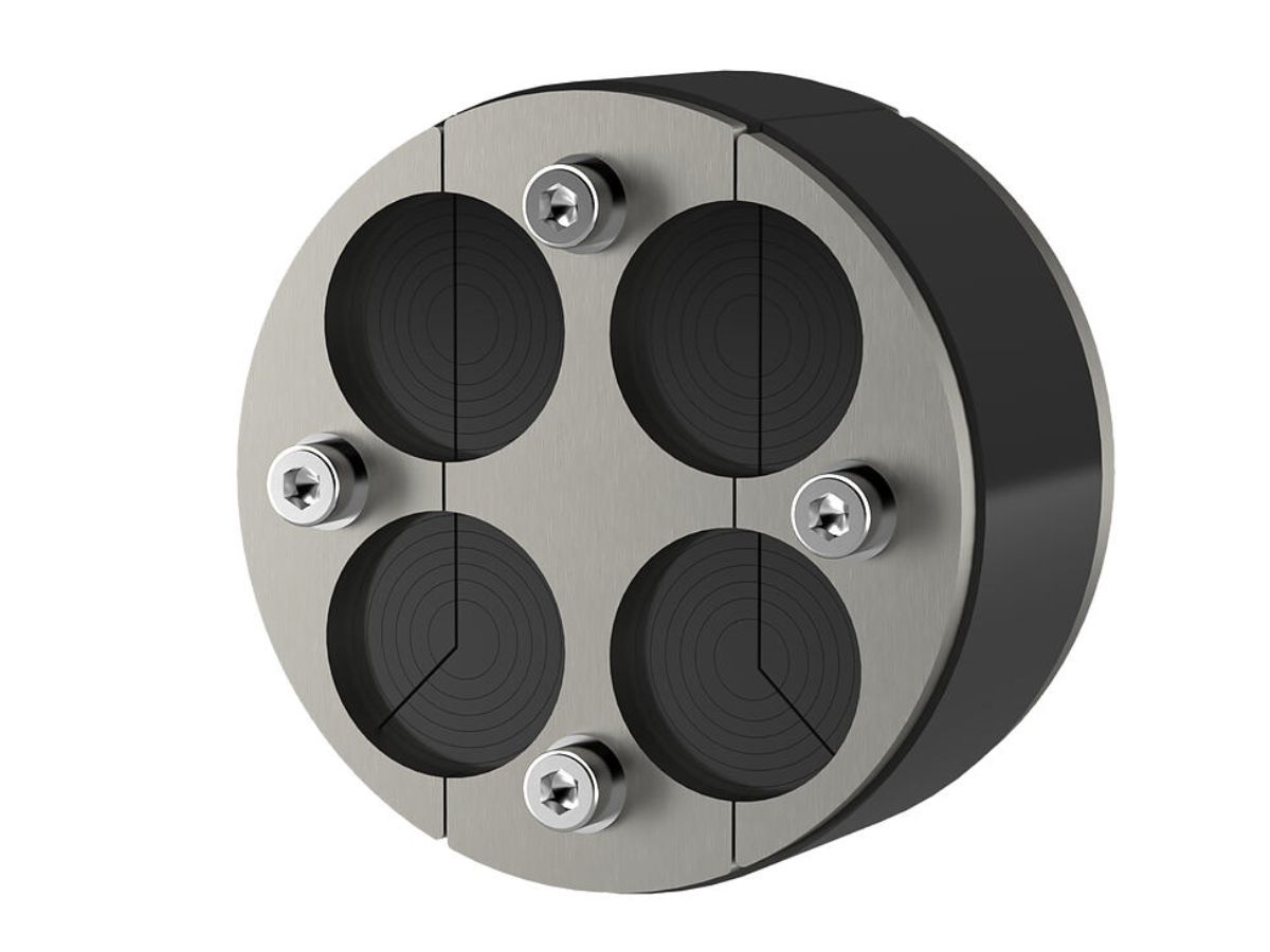 Ringraumdichtung HRD100 Standard - für Leitung D: 4x 8-30mm, D:100mm