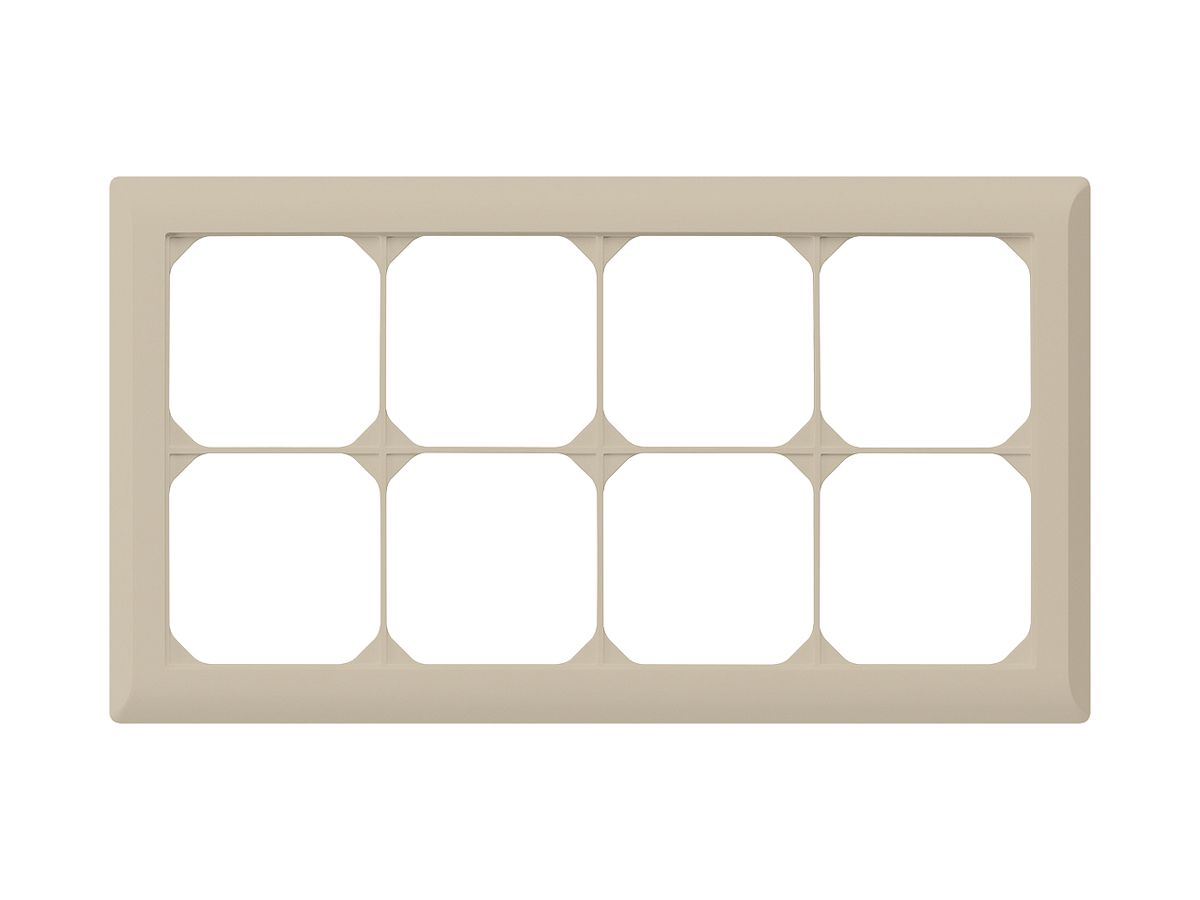 UP-Abdeckrahmen kallysto.line 2×4 beige horizontal 152×272mm
