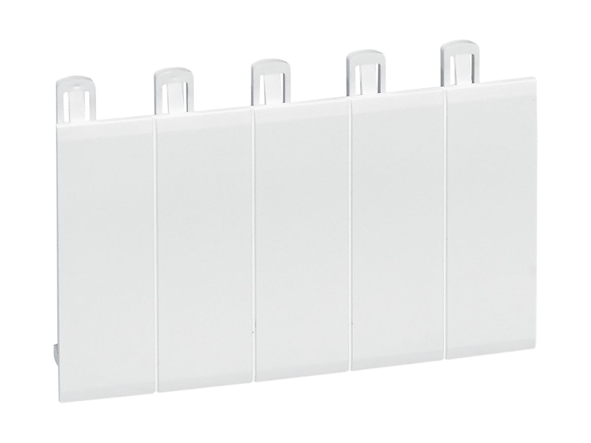 Abdeckprofil Legrand für 5 Module für XL3-125 weiss