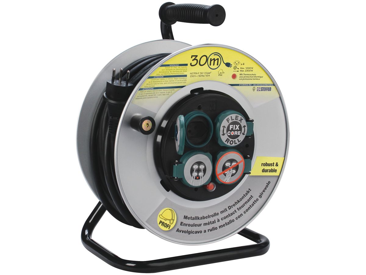 Kabelrolle ME DK 30m GDV3×1.5mm² (H07RN-F) 4×T13 IP44