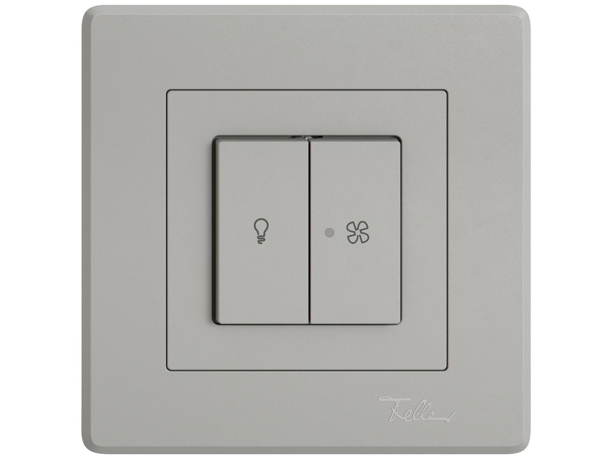 UP-Montageset EDIZIO.liv SNAPFIX® f.Licht&Venti m.2 Knöpfen m.Frontlinse hgu