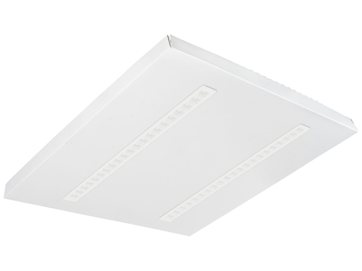 LED-Panelleuchte Sylvania OPTICLIP 33.5W 4700lm 3000K IP40 595×595 weiss