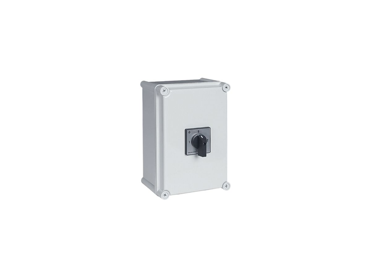 AP-Netzumschalter K&N KG41.T904.STMA, 40A/690V 4P 280×190×130mm "1-0-2"