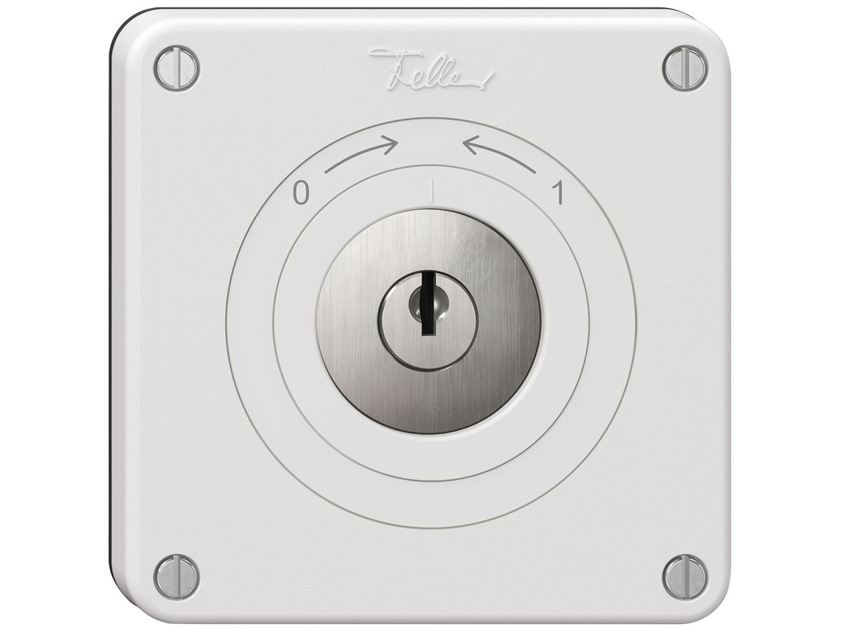 Schlüsselschwenktaster NEVO SNAPFIX® 1P 1NC 1NO 16A 400V 0-> <-1 ws
