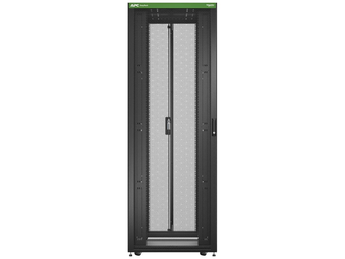 Netzwerkschrank Easy Rack 800mm/48HE/1000mm mit Boden schwarz