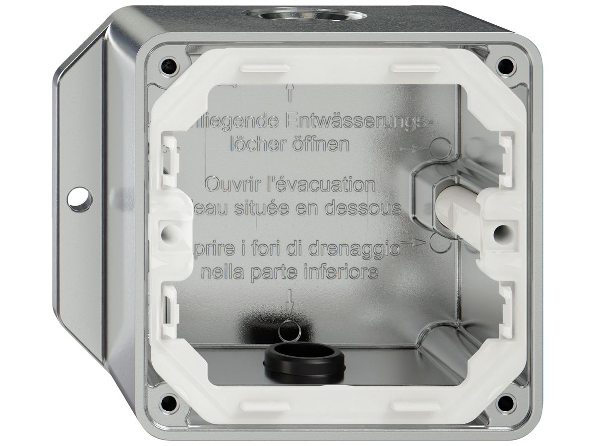AP-Kopfzeile Feller ELEMENT 1×1 Aluminium