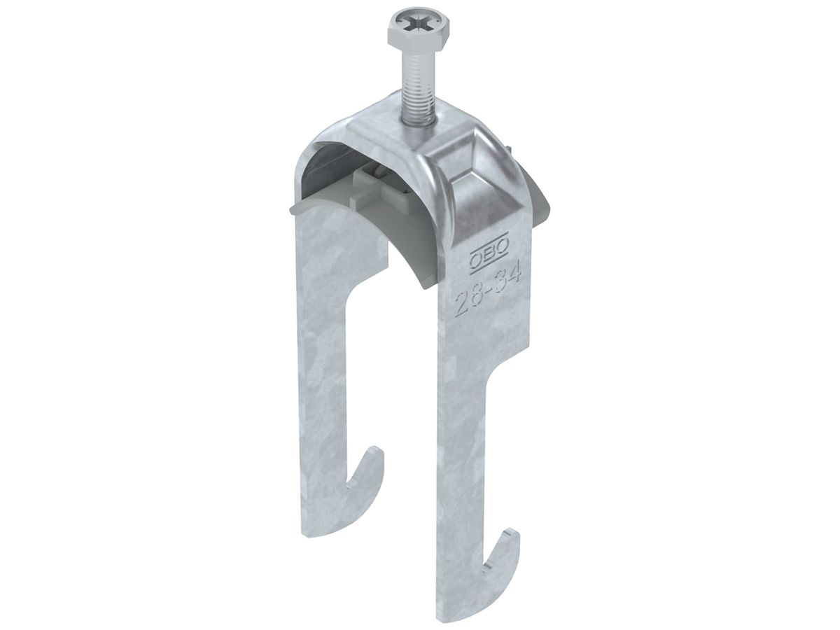 Schnellverleger BET 2056 W-Fuss Kunststoff 28…34mm 1×Kabel Stahl tfZn